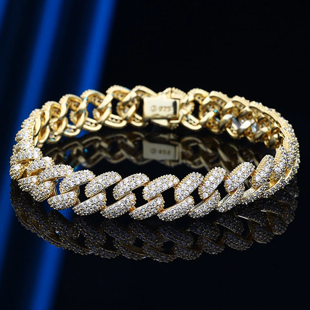 Moissanite Cuban Link Bracelet