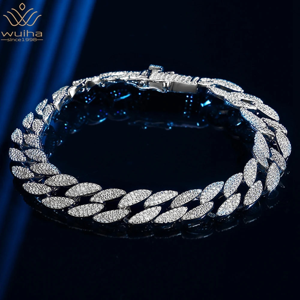 Moissanite Cuban Link Bracelet