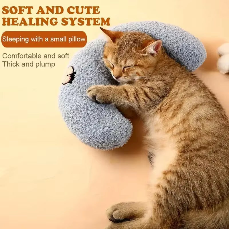 Ultimate Cozy U-Shaped Pet Pillow for Deep, Supportive Sleep for Your Furry Friends