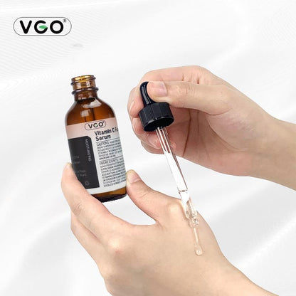 【VGO Snail Mucin 92% Moisturizer and Vitamin C Facial Serum Essence30Ml /60Ml】Reduces Facial Fine Lines Hydration and Nourishment for Radiant Skin Hydrating Skin Care Set Moisturizing Cream Gentle Hyaluronic Comfort Resh Cream Philosophy Easily Absorbed