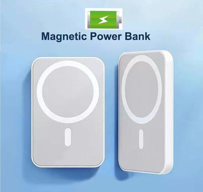 Wireless Magnetic Power Bank for Portable Charger, 5000Mah/10000Mah Charging , Slim Phone Battery Pack for Iphone 16/15/14/13/12/11Promax Smartphone