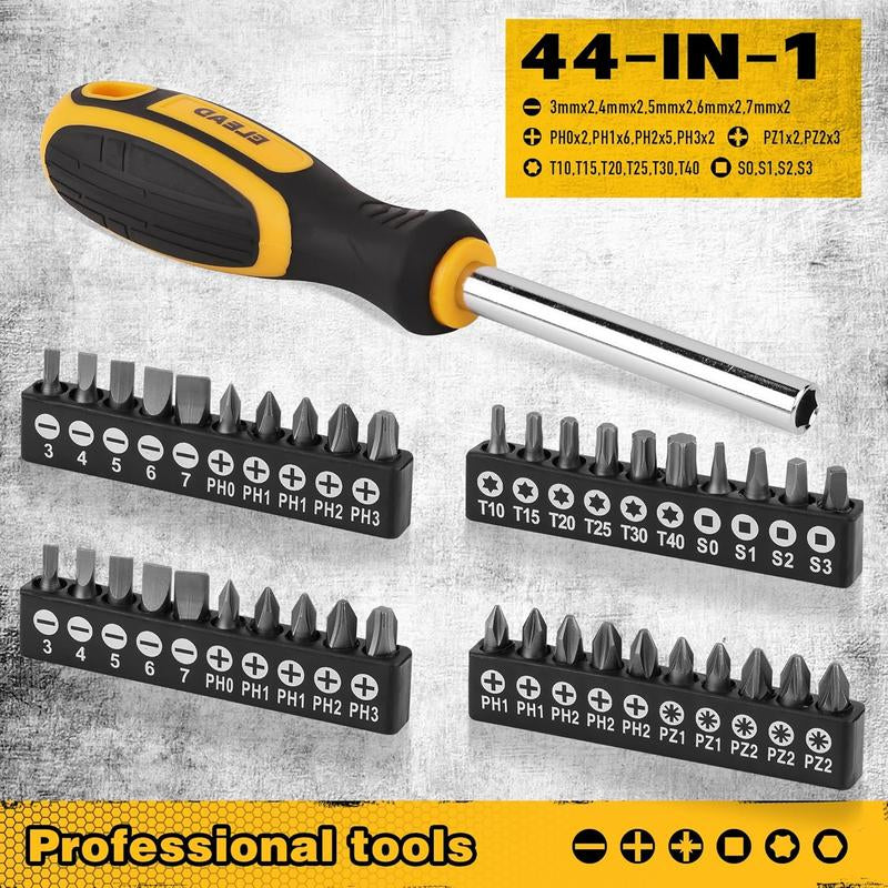 Ultimate 11-Piece Magnetic Screwdriver Set with Magnetizer/Demagnetizer - Precision Phillips & Slotted Tips for Every Task!