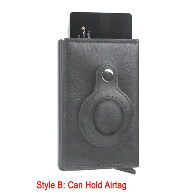 Sleek Carbon AirTag Wallet