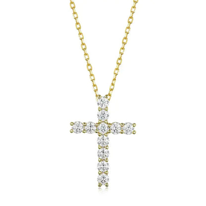 Moissanite Cross