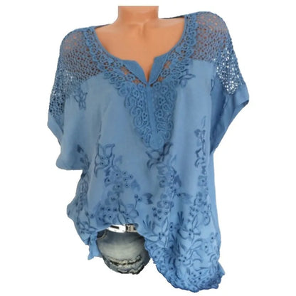 Ladies' Elegant Short Sleeve Top