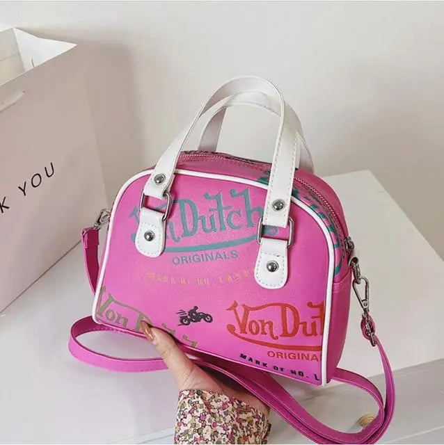 Von Dutch PU Leather Crossbody