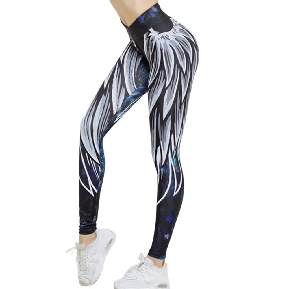 Ladies' Wing Pattern Leggings