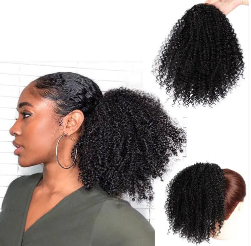 Chic Small Curls Ponytail Wig