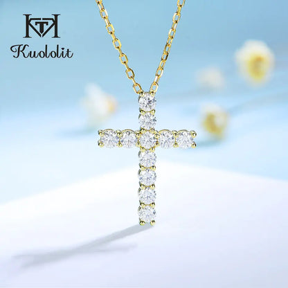 Moissanite Cross