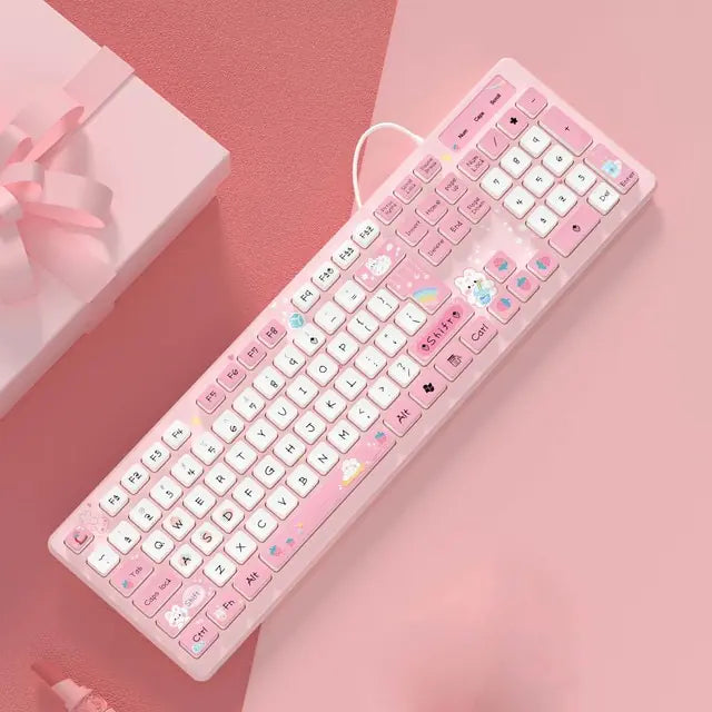 Strawberry Cloud Pro Gaming Keyboad