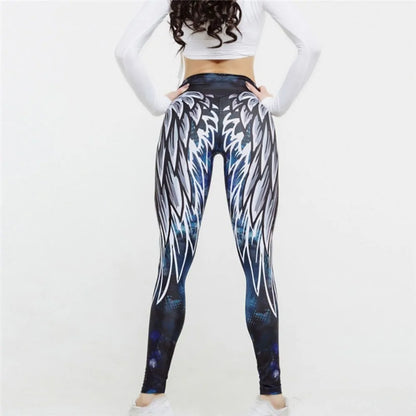 Ladies' Wing Pattern Leggings