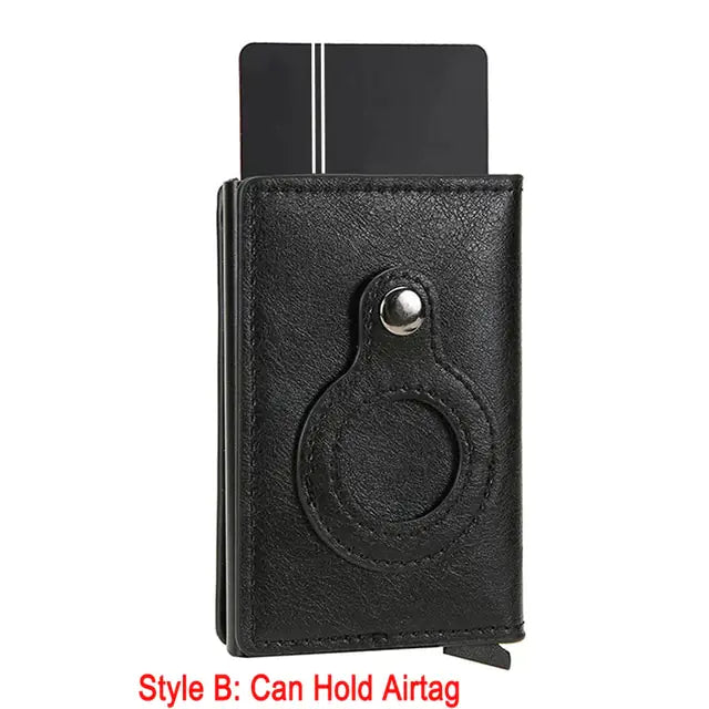 Sleek Carbon AirTag Wallet