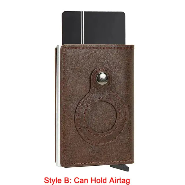 Sleek Carbon AirTag Wallet