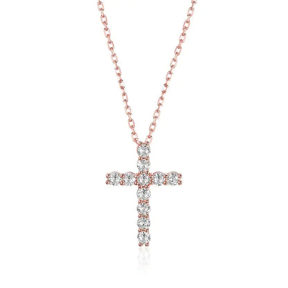 Moissanite Cross