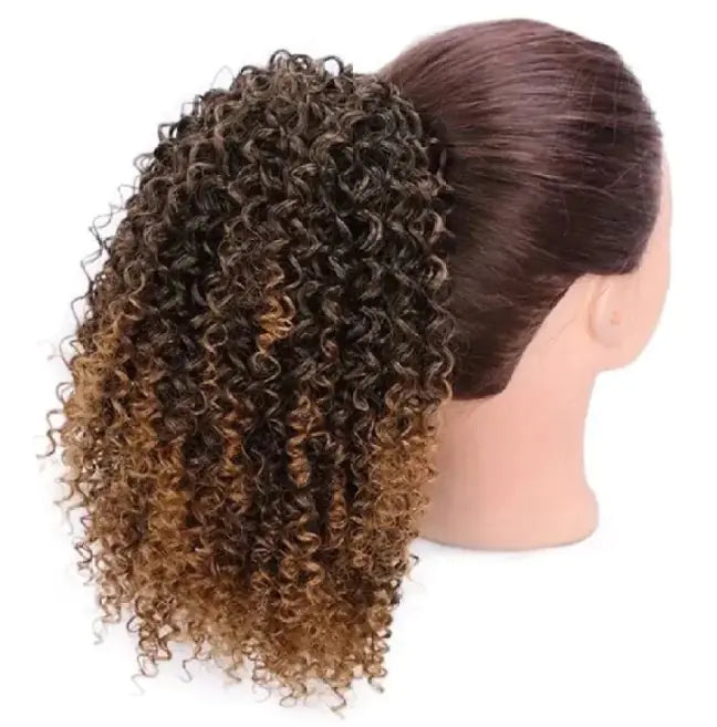 Chic Small Curls Ponytail Wig