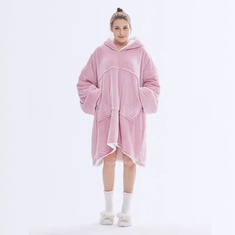 Cozy Hooded Blanket-Sweater