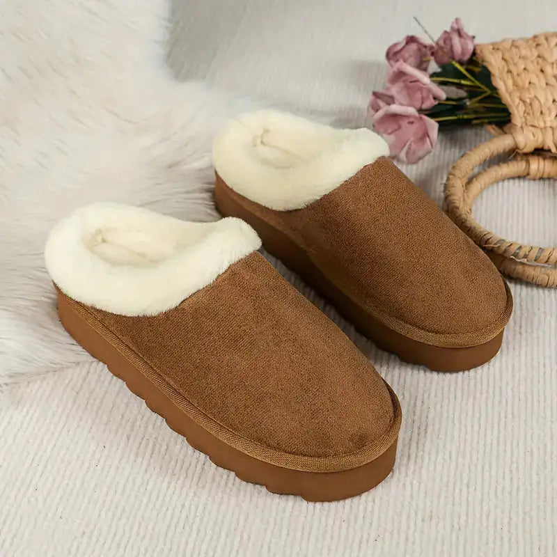 Chic Fur Lined Slip-on