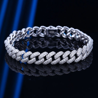 Moissanite Cuban Link Bracelet