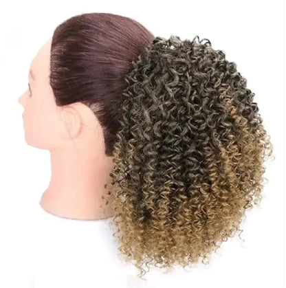 Chic Small Curls Ponytail Wig