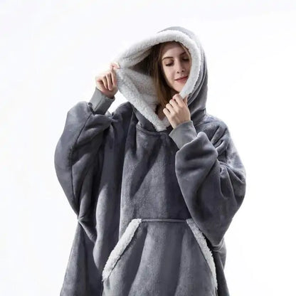 Cozy Hooded Blanket-Sweater