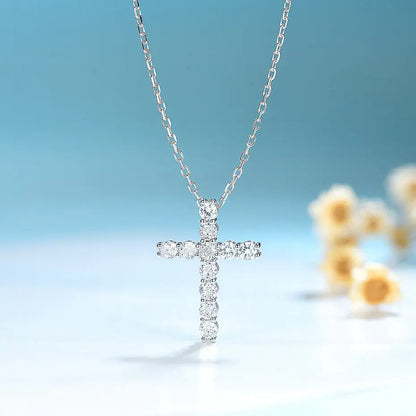 Moissanite Cross