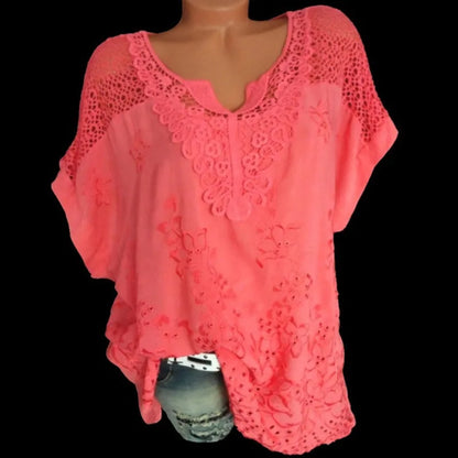 Ladies' Elegant Short Sleeve Top