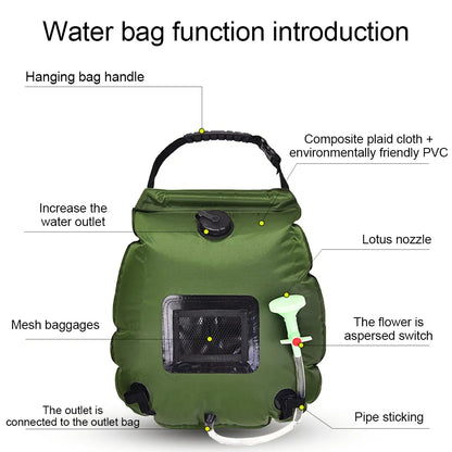 20L Camping Shower Bag