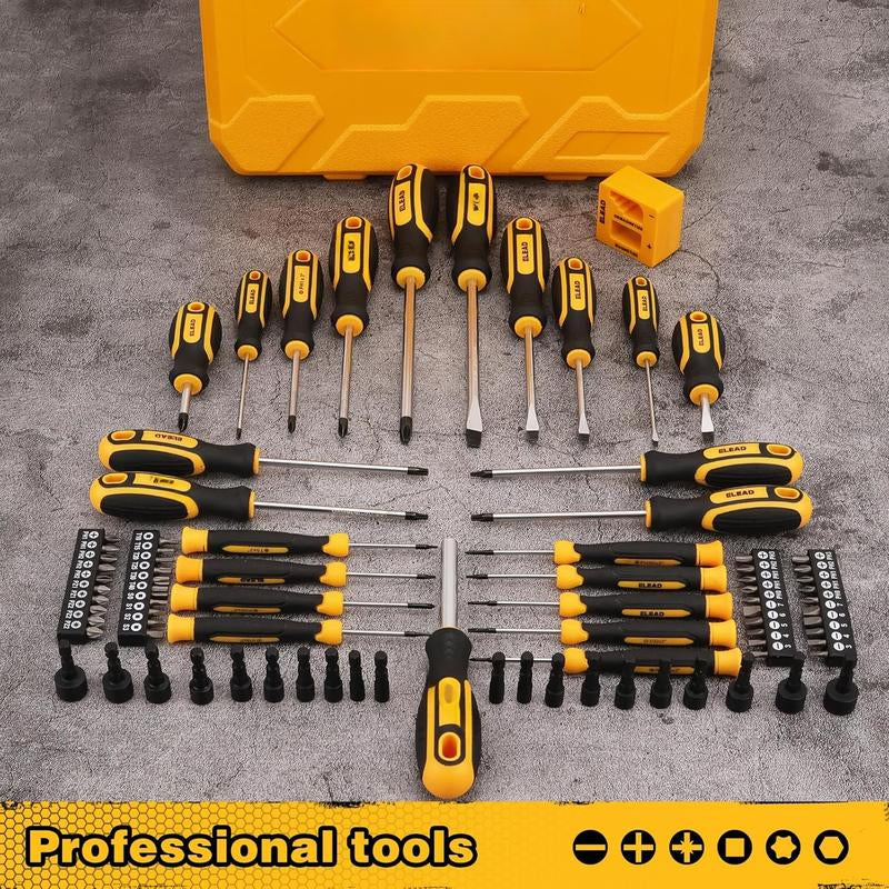 Ultimate 11-Piece Magnetic Screwdriver Set with Magnetizer/Demagnetizer - Precision Phillips & Slotted Tips for Every Task!