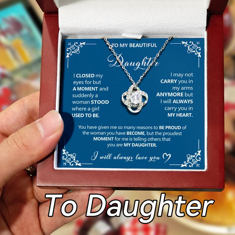 【D】 Women'S Exquisite Pendant Necklace, to Mom Grandma Wife Lover Sister Daughter, for Christmas,Thanksgiving Day and Birthday