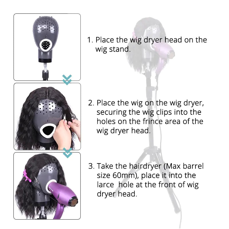 Wig Quick-Dry Station