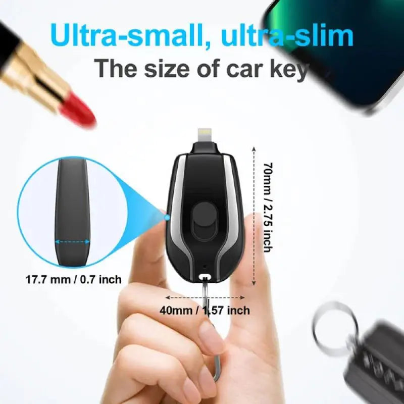 PocketBoost C-Type Keychain Charger