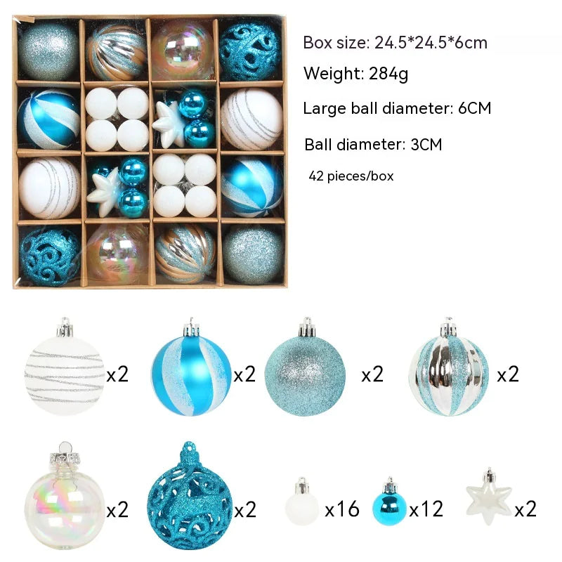 Colorful Christmas Ornament Ball Set