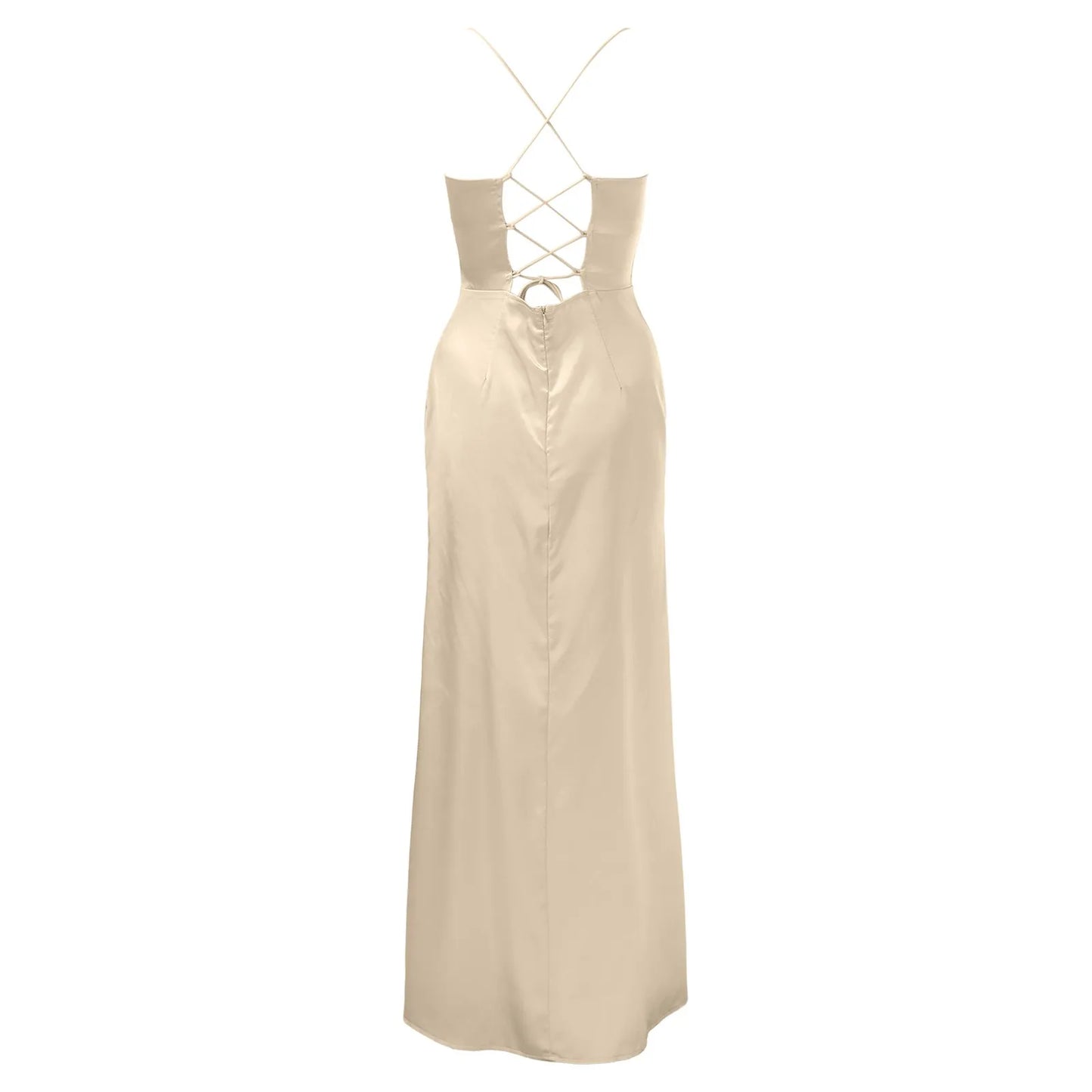 Ladies' Satin Maxi Elegance