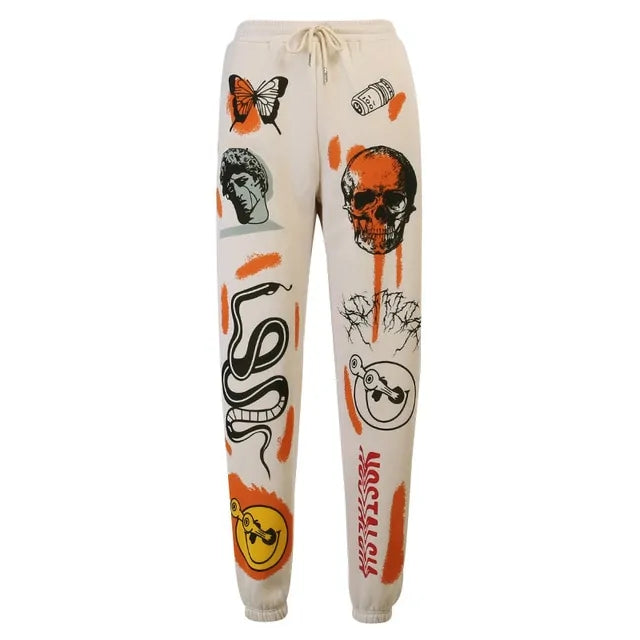 Ladies' Punk Cartoon Pants