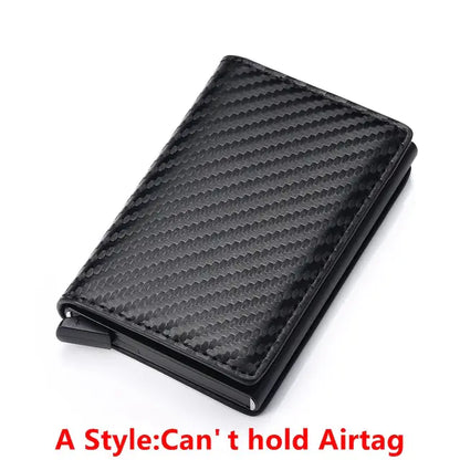 Sleek Carbon AirTag Wallet