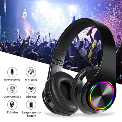 Ultra Bass Wireless Headphones with Mic