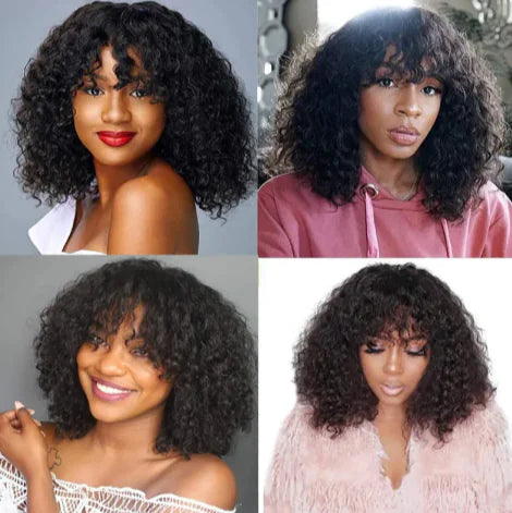 Premium Curly Human Hair Wig